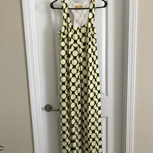 Super fun polka dot full length dress
